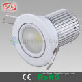 CE ROHS SAA approved led cob downlight 10w with anti-glare lens 70lm/w